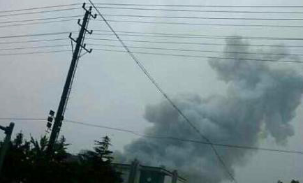 江蘇昆山一工廠發(fā)生特大爆炸 傷亡情況不明(圖)